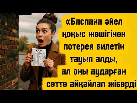 Видео: «Баспанасыз әйел қоқыс жәшігінен лотерея билетін тауып алды, ал оны аударған сәтте айқайлап жіберді