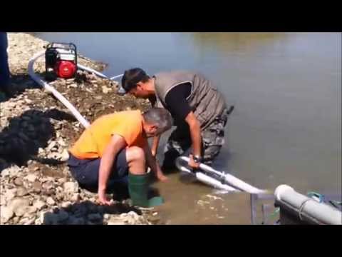 Видео: Промиване на злато с GoldPro драга с инжектор / Gold prospecting with GoldPro injector dredge in BG
