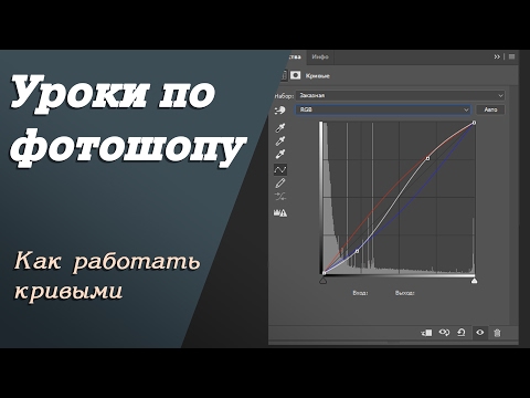 Видео: Как работать кривыми (curves) | Уроки по фотошопу. Занятие 3