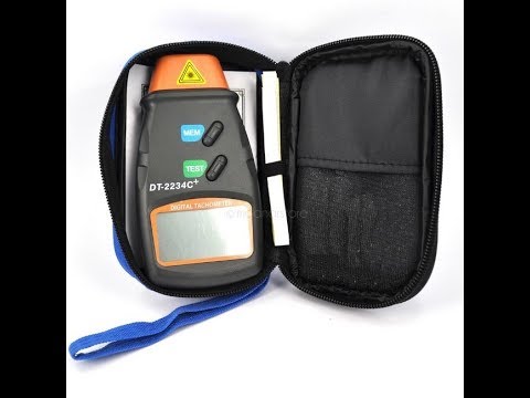 Видео: Лазерный тахометр DT-2234C+.