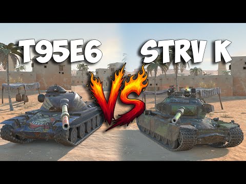 Видео: 🔴Тяжи для Статистов: T95E6 vs STRV K