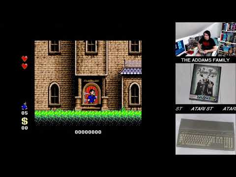 Видео: The Addams Family для ATARI ST - Полное Прохождение
