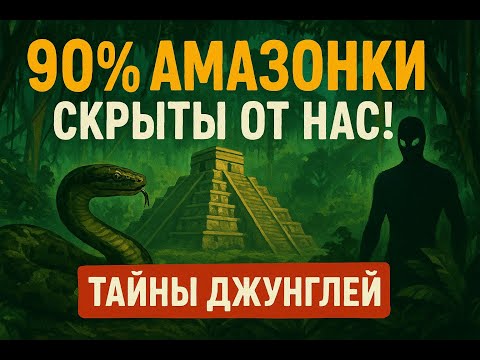 Видео: Что скрывают джунгли Амазонки на самом деле? Исследовано только 10%