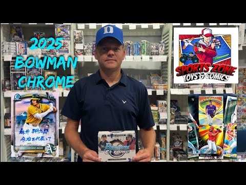 Видео: Обзор и разбор бейсбольной коробки Bowman Chrome 2025 года