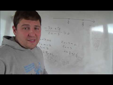 Видео: Неравенства метод интервалов для дробей #1. Алгебра 9 класс.