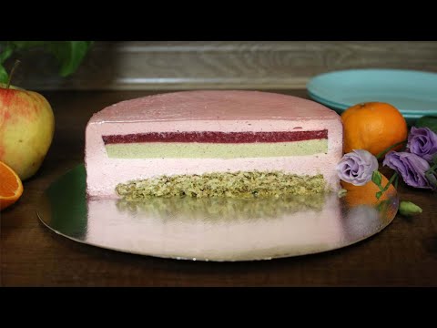 Видео: Муссовый торт Малина фисташка