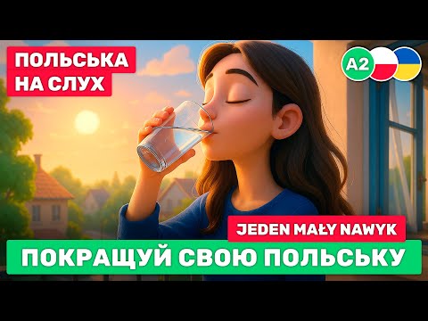 Видео: Слухаємо просту розповідь польською для початківців // Польська на слух // 🧩 Jeden mały nawyk (A2)