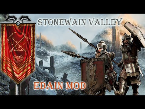 Видео: Edain Mod 4.7.2 | Custom Map - Stonewain Valley (Битва за Каменистие Холми)