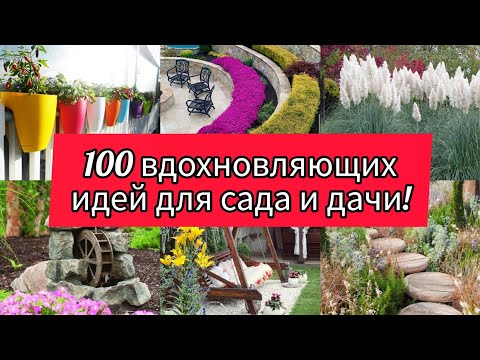 Видео: 100 вдохновляющих идей для сада, дома и дачи! DIY/ 100 ideas for garden