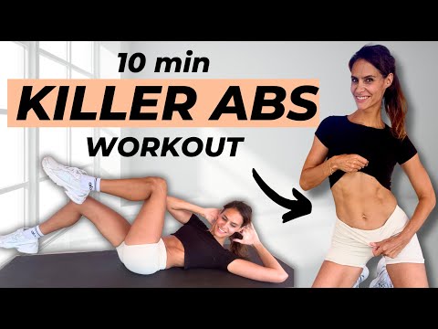 Видео: 10-МИНУТНАЯ ТРЕНИРОВКА ДЛЯ ПРЕССА (без планок) | Интенсивная тренировка мышц кора