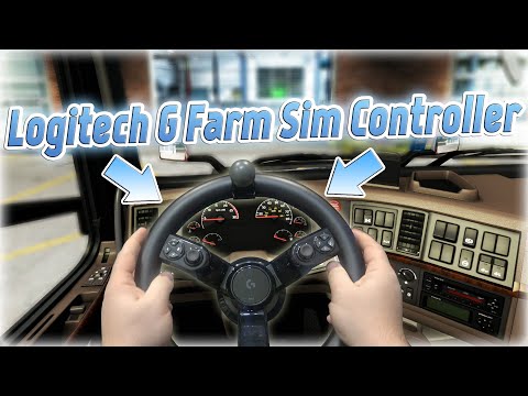 Видео: Игровой руль для дальнобойщиков и комбайнёров - Logitech G Farm Sim Controller