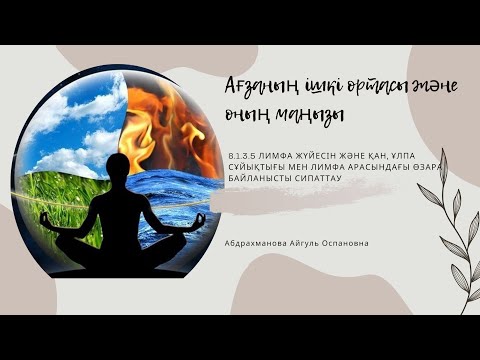 Видео: Ағзаның ішкі ортасы және оның маңызы 8-сынып. 5-Бөлім. Заттардың тасымалдануы