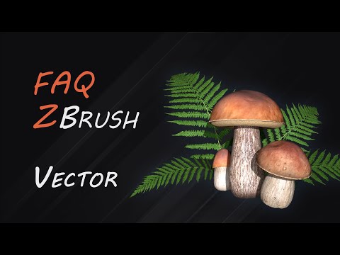 Видео: Импорт векторных файлов SVG в ZBrush | FAQ-13