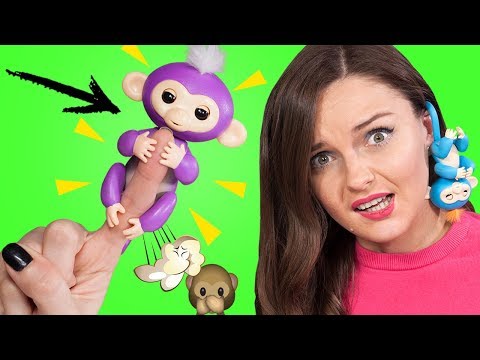 Видео: ОНА ЖИВАЯ! Что умеет обезьянка FINGERLINGS? Обзор и распаковка необычной игрушки