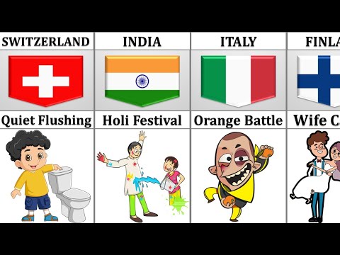 Видео: Что самое странное в каждой стране 😳