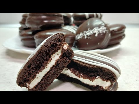 Видео: ЧОКО-ПАЙ🥰 Шоколадное пирожное  с МАРШМЕЛЛОУ 💯 ПОЛНЫЙ Рецепт😍