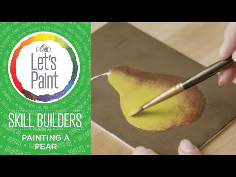 Видео: Тренировка навыков рисования «Давайте рисовать» — рисование груши