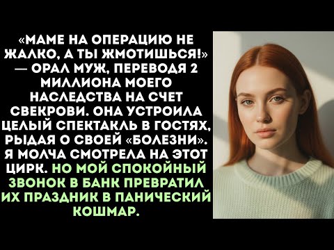 Видео: «Муж забрал моё наследство и отдал свекрови: "На лечение мамы не жалко!"»