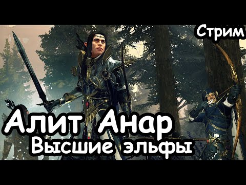 Видео: Алит Анар.  Высшие Эльфы. (Легенда.) ч.1 Total War: Warhammer 2.