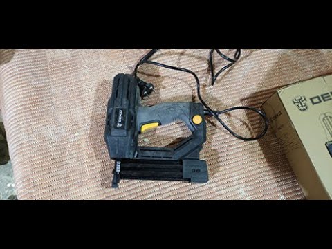 Видео: Электрический нейлер DEKO DKET02 / Пополнение в арсенале/ ступенька 48