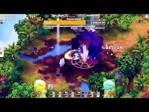 Видео: Прокачка перса для 3 мира -  Прохождение без комментариев Clicker Heros 2 - серия 1