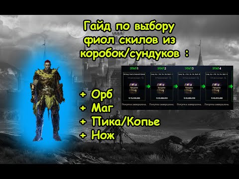 Видео: Lineage 2M  Как выбрать фиолетовые скилы на классе маг, нож, орб, пика, копье
