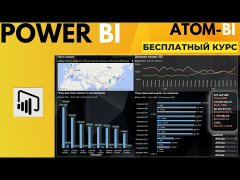 Видео: Power BI  Урок 1-07 Темы и настройка оформления визуализаций