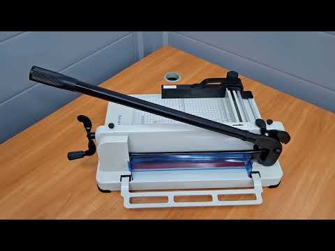 Видео: Механический гильотинный резак Bulros GC-320