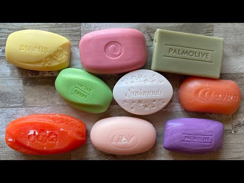 Видео: ASMR Soap cutting | Soap Carving|Резка мыла  | ASMR