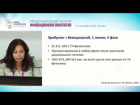 Видео: Тройной негативный подтип - сложные вопросы лечения. Фролова М.А.