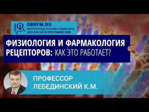 Видео: Профессор Лебединский К.М.: Физиология и фармакология рецепторов: как это работает?
