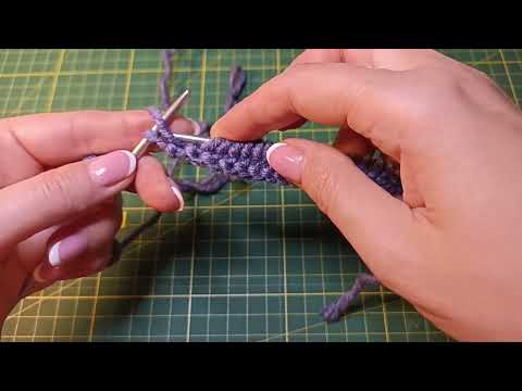 Видео: В'язання основних елементів спицями. Лицьові та виворітні петлі