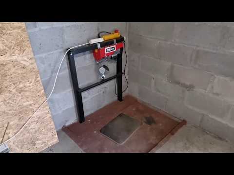 Видео: Лифт в погреб,гараж, подвал...