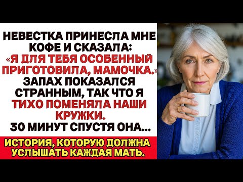 Видео: Моя невестка налила мне чашку кофе от которой шёл очень странный запах  я поменяла наши кружки и...
