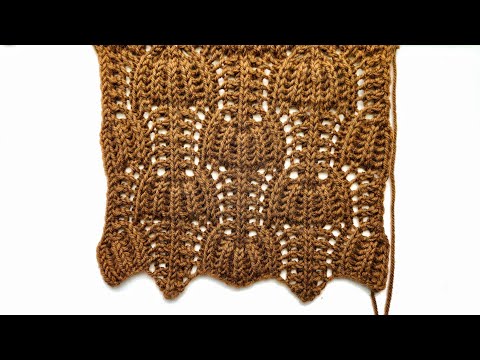 Видео: ШИКАРНЫЙ ажурный узор Гусиные лапки