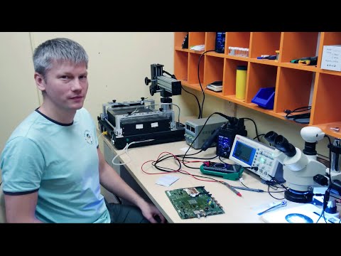 Видео: Ремонт телевизора, не включается.
