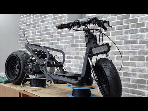 Видео: Honda Ruckus - Black  сборка часть 1.