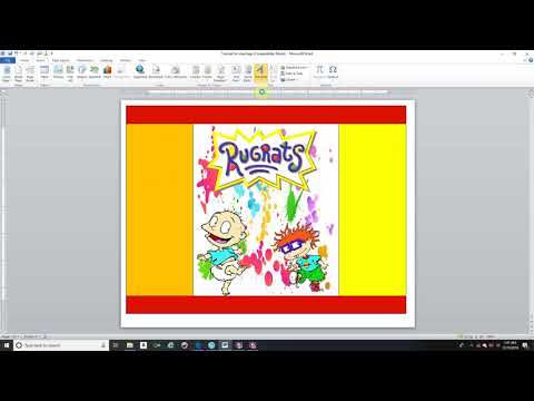 Видео: Как создать пакеты для чипсов в Microsoft Word