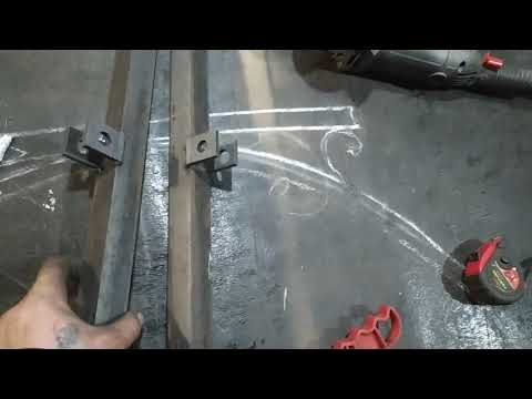 Видео: кованая скамейка трансформер. Стол трансформер.