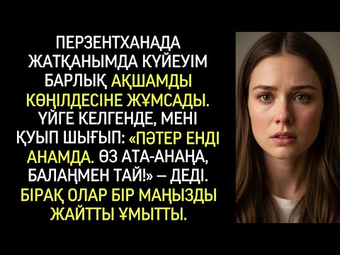 Видео: «Үш бөлмелі пәтеріңді шешеме жаздым, ал өзің сорлы ата-анаңа балаңмен бірге қайт!» – деді күйеуі