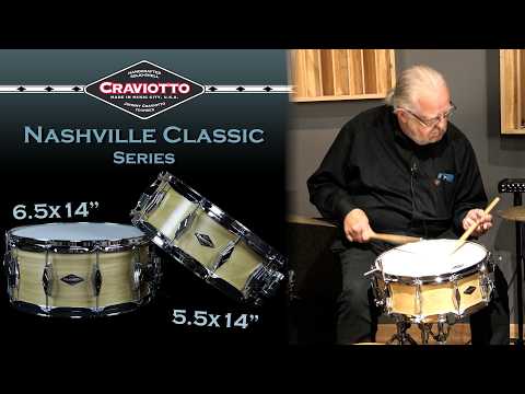 Видео: НОВАЯ серия Nashville Classic от Craviotto Drum Company