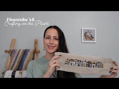 Видео: Flosstube 48 Шитье Жуткий Сезон