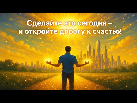 Видео: Сделайте это сегодня — и откройте дорогу счастью!