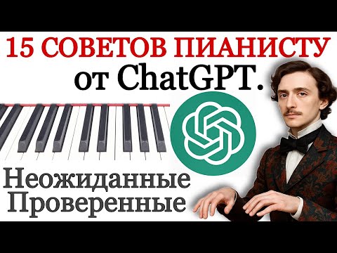 Видео: 15 советов пианисту от ChatGPT: неожиданные и проверенные идеи для игры на фортепиано.