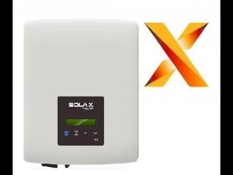Видео: обзор и настройка инвертора SolaxPower X1MINI