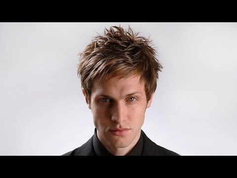 Видео: Мужская короткая стрижка слоями