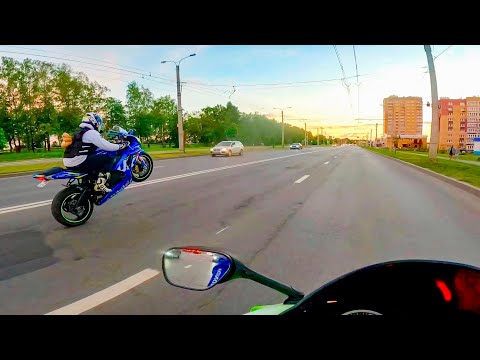 Видео: прохват на двух спортах по городу