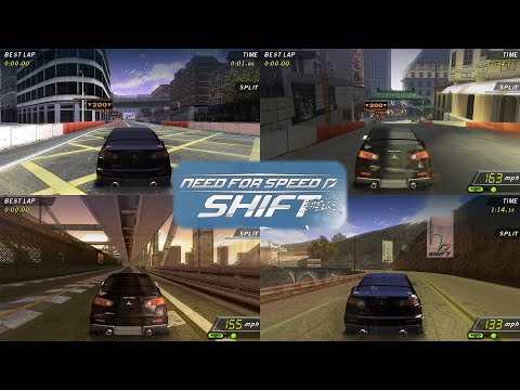 Видео: Need For Speed: Shift (PSP) - Все Гоночные Трассы