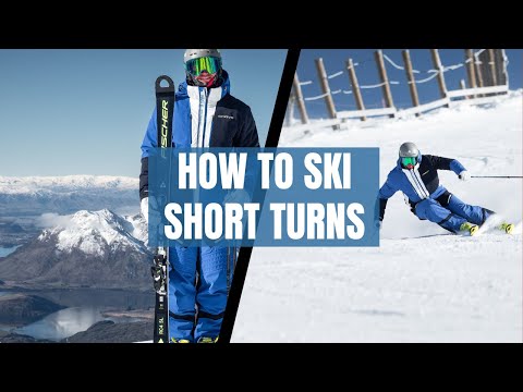 Видео: Как кататься на лыжах — короткие повороты