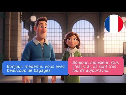 Видео: 5 простых диалогов на французском языке (A1–A2) | Французский для начинающих | В аэропорту